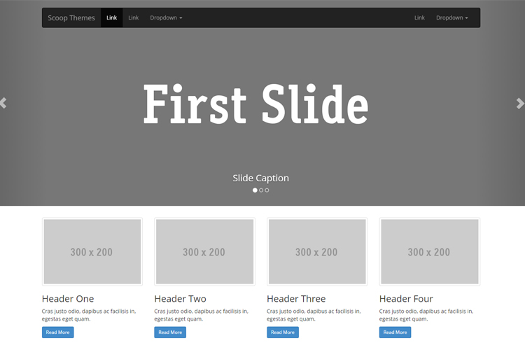 get-slider-bootstrap-template-pictures